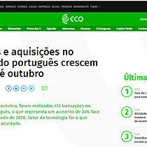 Fuses e aquisies no mercado portugus crescem 24% at outubro